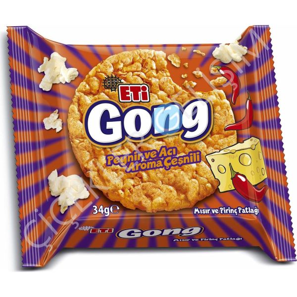 ETİ GONG 34 Gr. (18 Ad.) Peynir ve Acılı Çiçekler Gelişim Toptan Çözümler