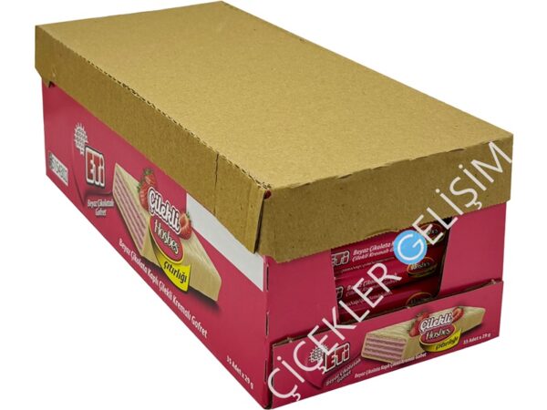 ETİ ÇİKOLATALI GOFRET Çilekli
