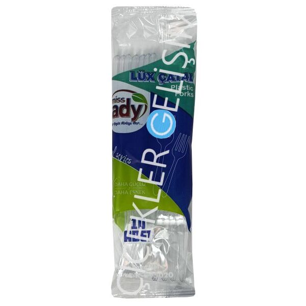 MİSS LADY LÜX PLASTİK ÇATAL 10 Lu
